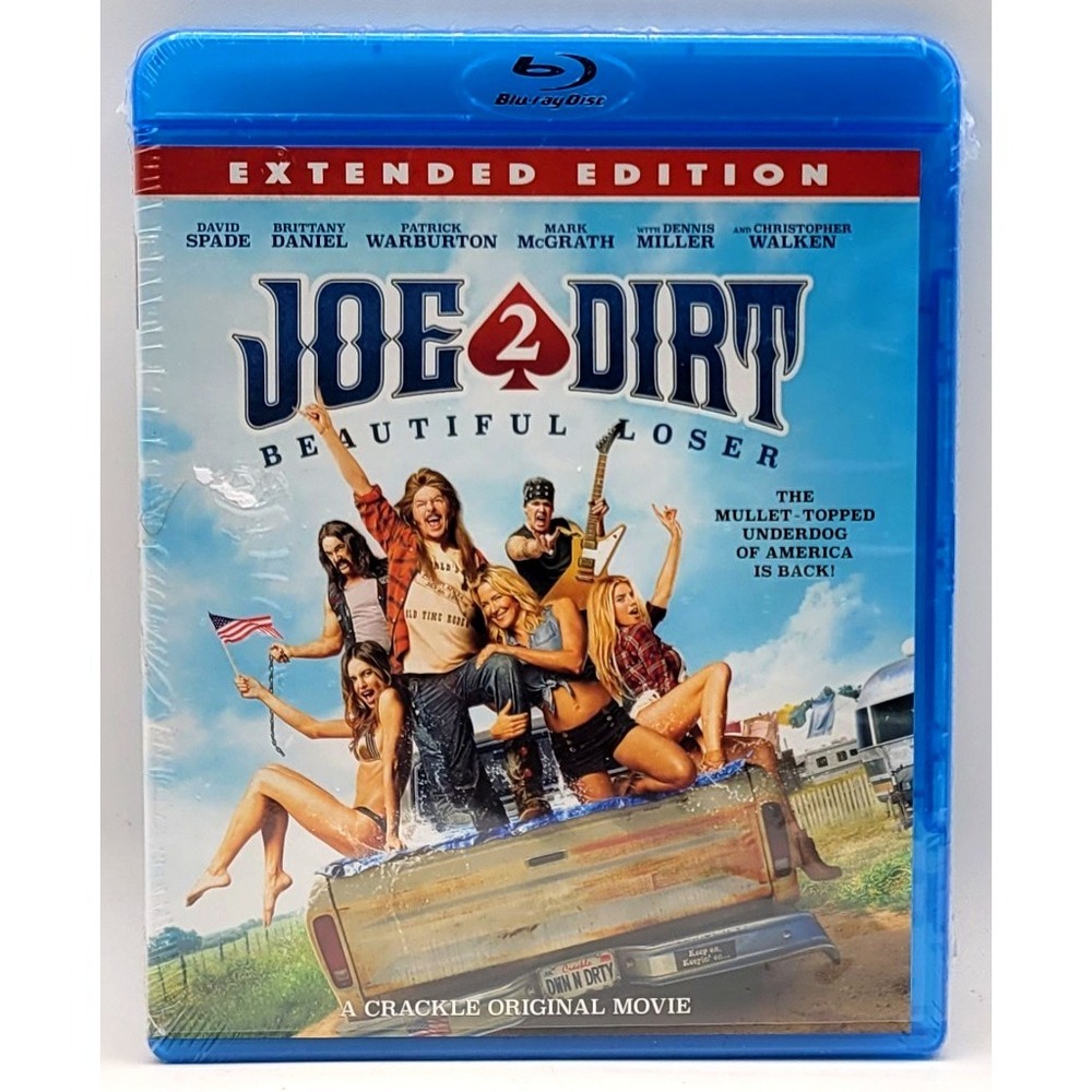 JOE‎ DIRT 2 BEAUTIFUL LOSER Blu-ray Extended Edition David Spade FACTORY SEALED